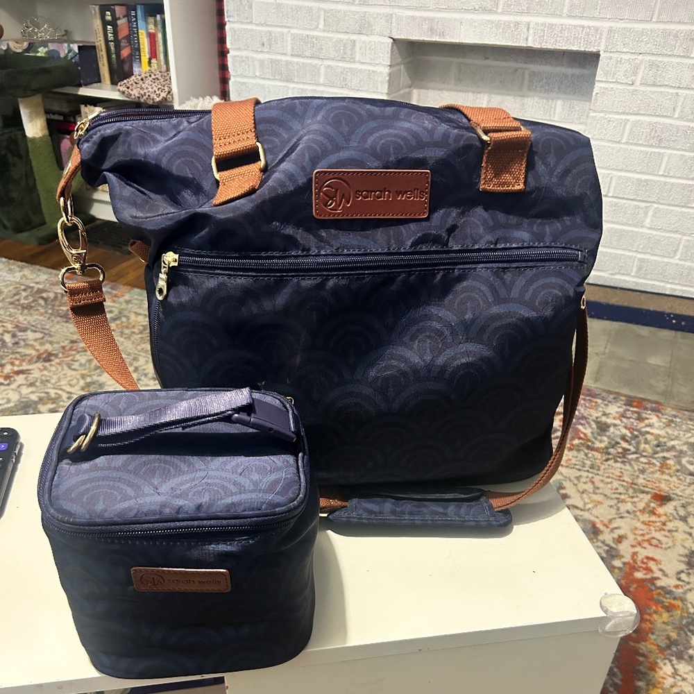 Sarah Wells “Lizzy” pumping bag + cooler